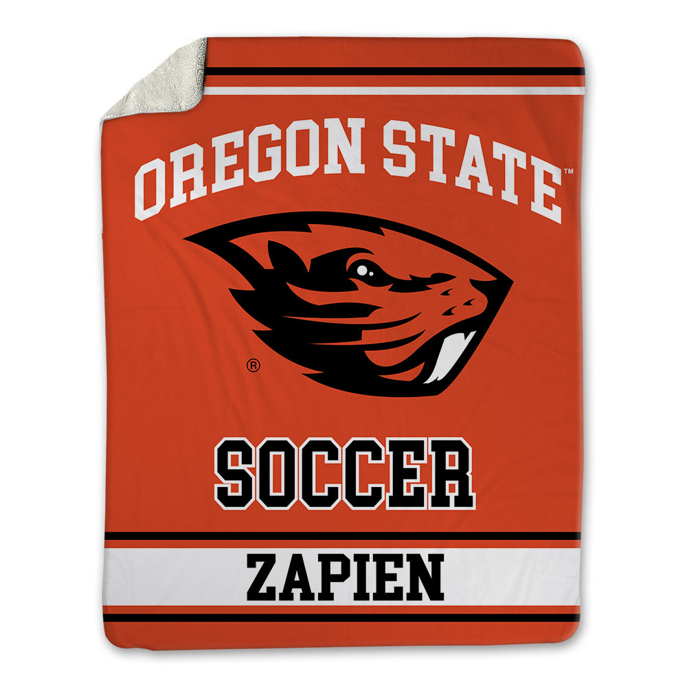 Oregon State - NCAA Men's Soccer : Jacob Zapien - Blanket-0
