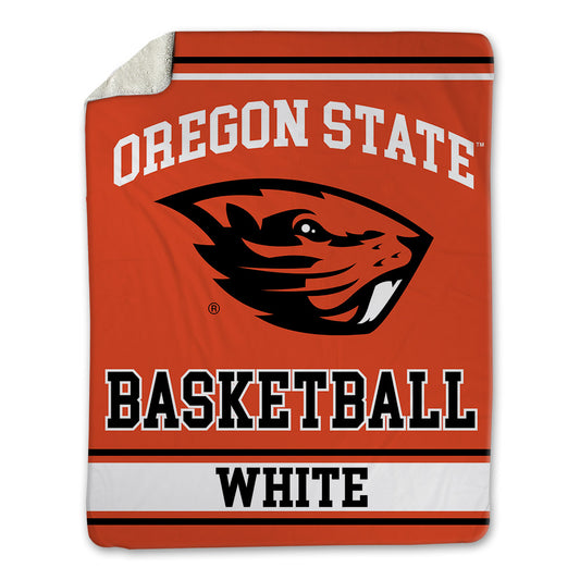 Oregon State - NCAA Men's Basketball : Desmond White - Blanket-0