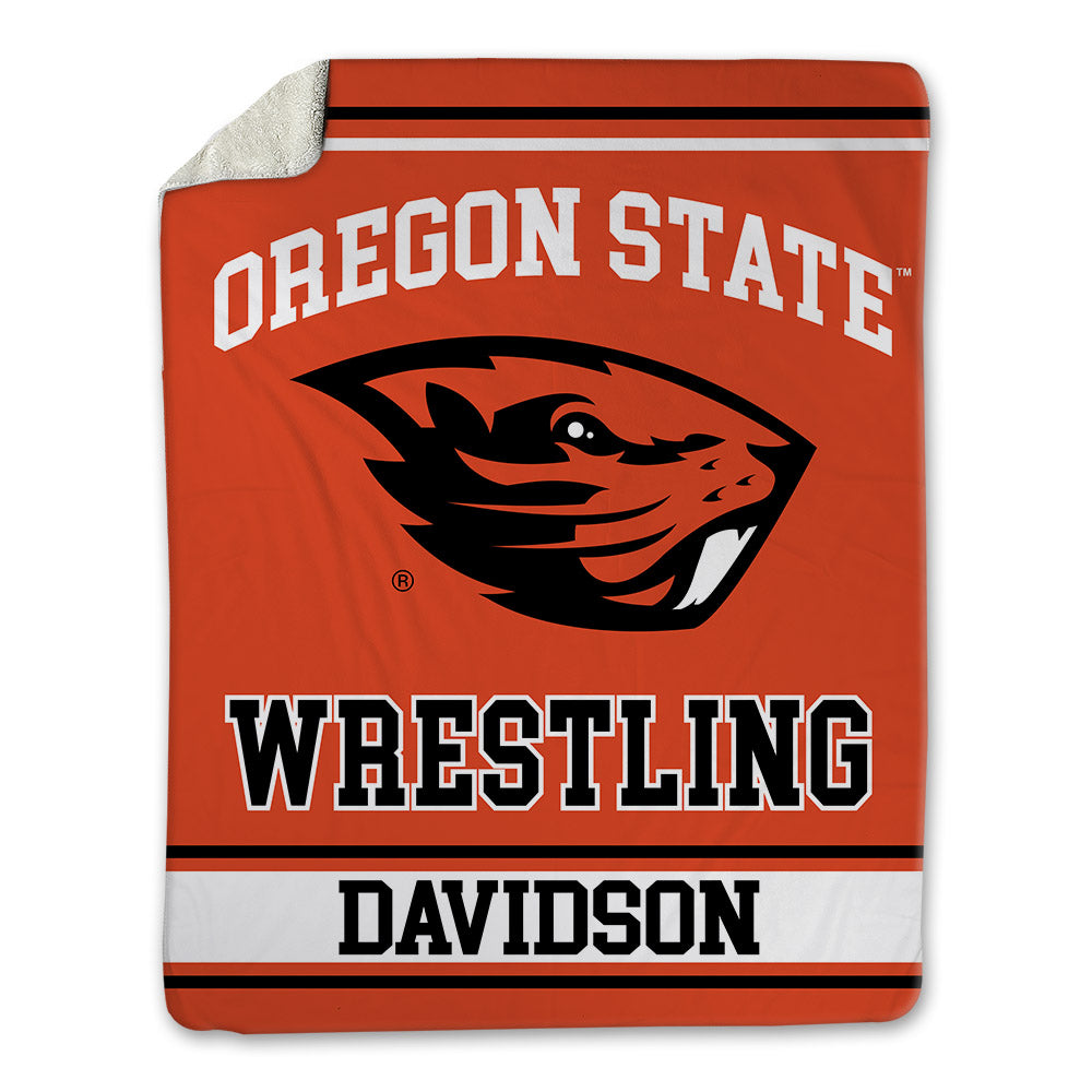 Oregon State - NCAA Wrestling : Koy Davidson - Blanket-0