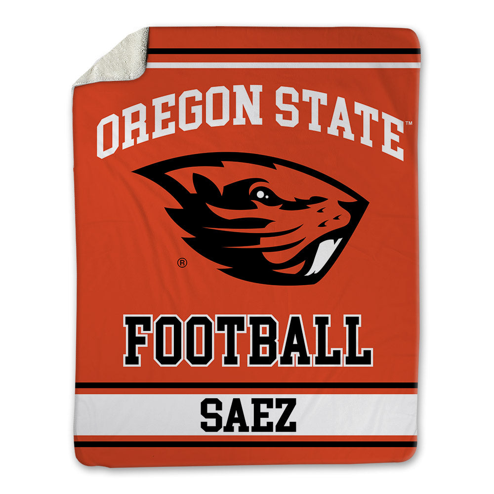 Oregon State - NCAA Football : Zakaih Saez - Blanket-0