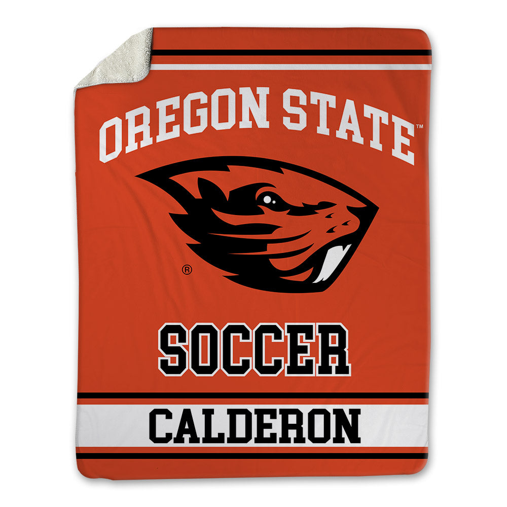 Oregon State - NCAA Women's Soccer : Isa Calderon - Blanket-0