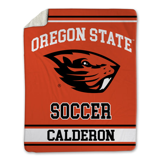 Oregon State - NCAA Women's Soccer : Isa Calderon - Blanket-0