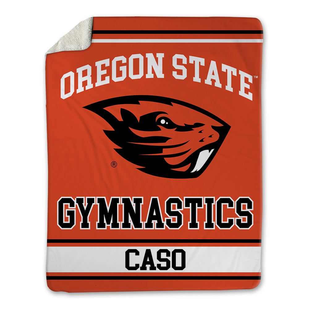 Oregon State - NCAA Women's Gymnastics : Francesca Caso - Blanket-0