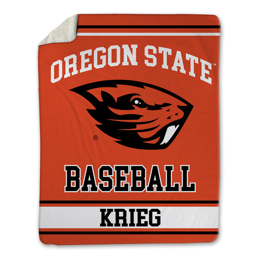 Oregon State - NCAA Baseball : Jacob Krieg - Blanket-0