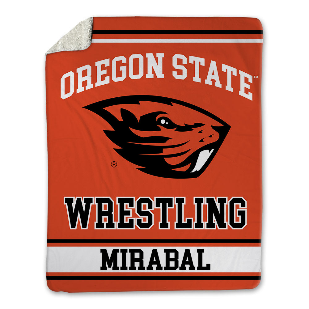 Oregon State - NCAA Wrestling : Moses Mirabal - Blanket-0