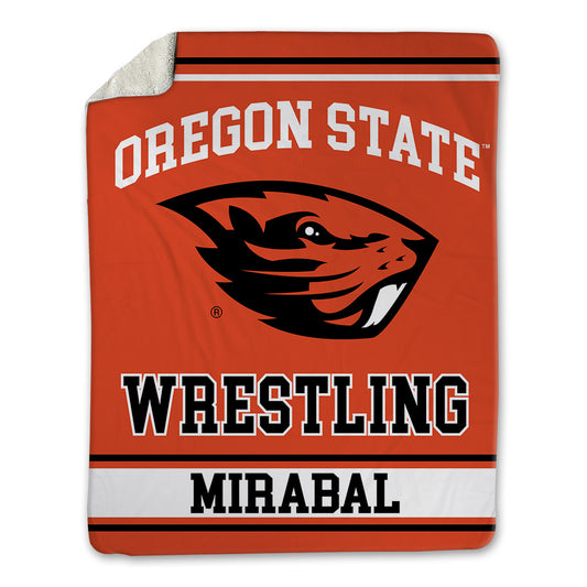 Oregon State - NCAA Wrestling : Moses Mirabal - Blanket-0