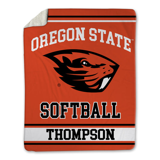 Oregon State - NCAA Softball : Tristian Thompson - Blanket-0
