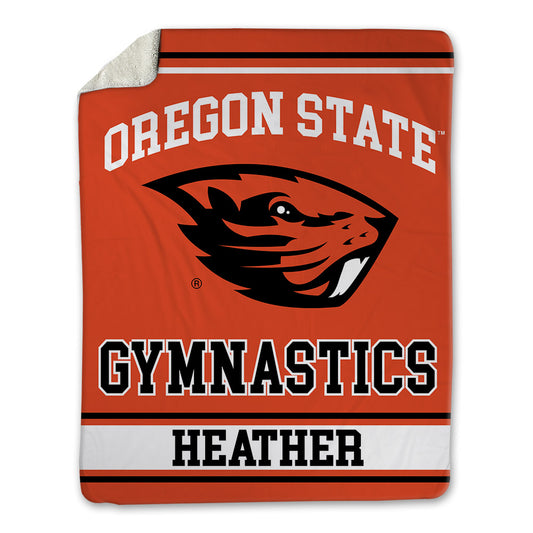 Oregon State - NCAA Women's Gymnastics : Mia Heather - Blanket-0