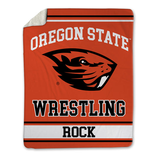 Oregon State - NCAA Wrestling : keller rock - Blanket-0