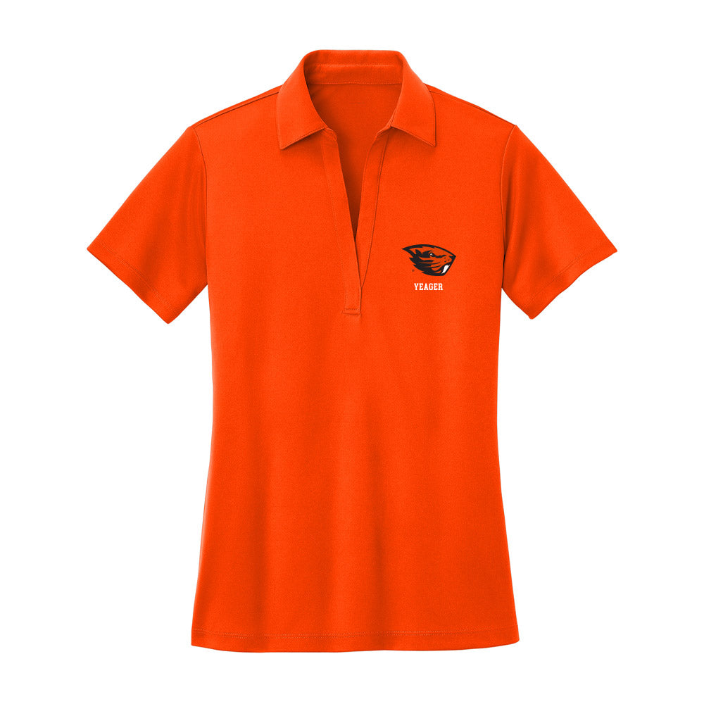 Oregon State - NCAA Baseball : Isaac Yeager - Women's Activewear Polo Shirt-0
