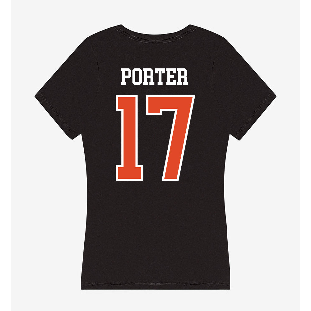 Oregon State - NCAA Baseball : Ethan Porter - Women's V-Neck T-Shirt-1