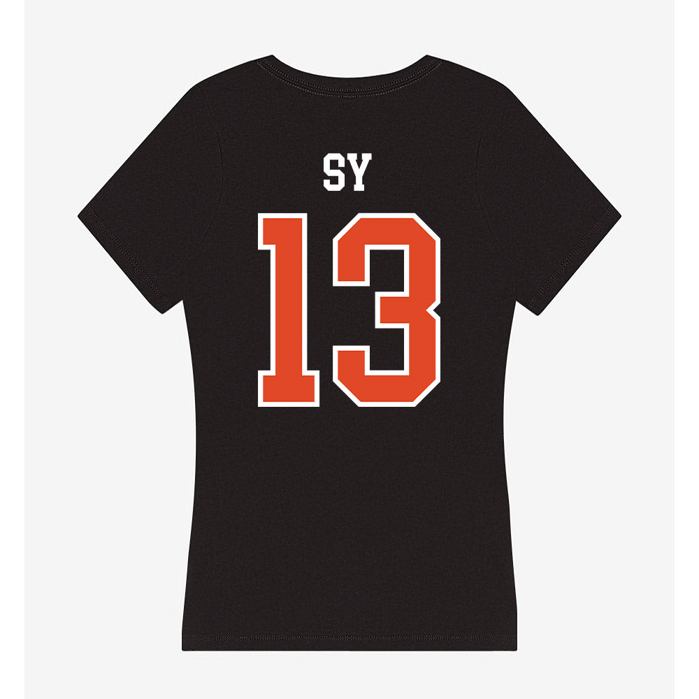 Oregon State - NCAA Men's Basketball : Isaiah Sy - Women's V-Neck T-Shirt-1