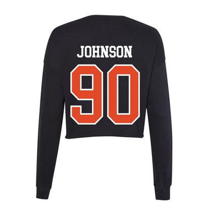 Oregon State - NCAA Football : Jojo Johnson - Women's Cropped Crew Fleece-1