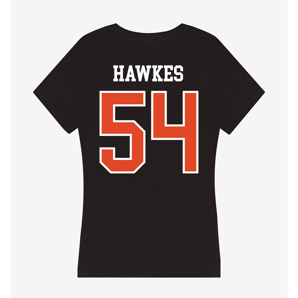 Oregon State - NCAA Football : Adam Hawkes - Women's V-Neck T-Shirt-1