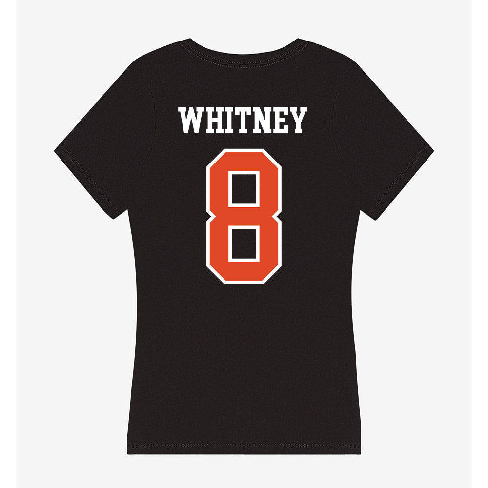 Oregon State - NCAA Baseball : Dax Whitney - Women's V-Neck T-Shirt-1