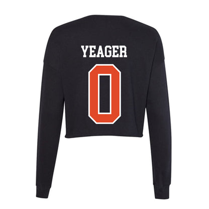 Oregon State - NCAA Baseball : Isaac Yeager - Women's Cropped Crew Fleece-1