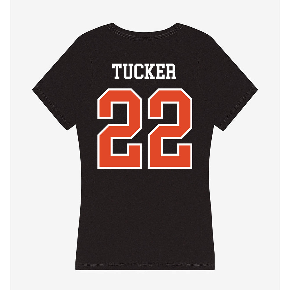 Oregon State - NCAA Football : Jalil Tucker - Women's V-Neck T-Shirt-1