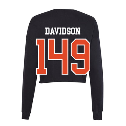 Oregon State - NCAA Wrestling : Koy Davidson - Women's Cropped Crew Fleece-1