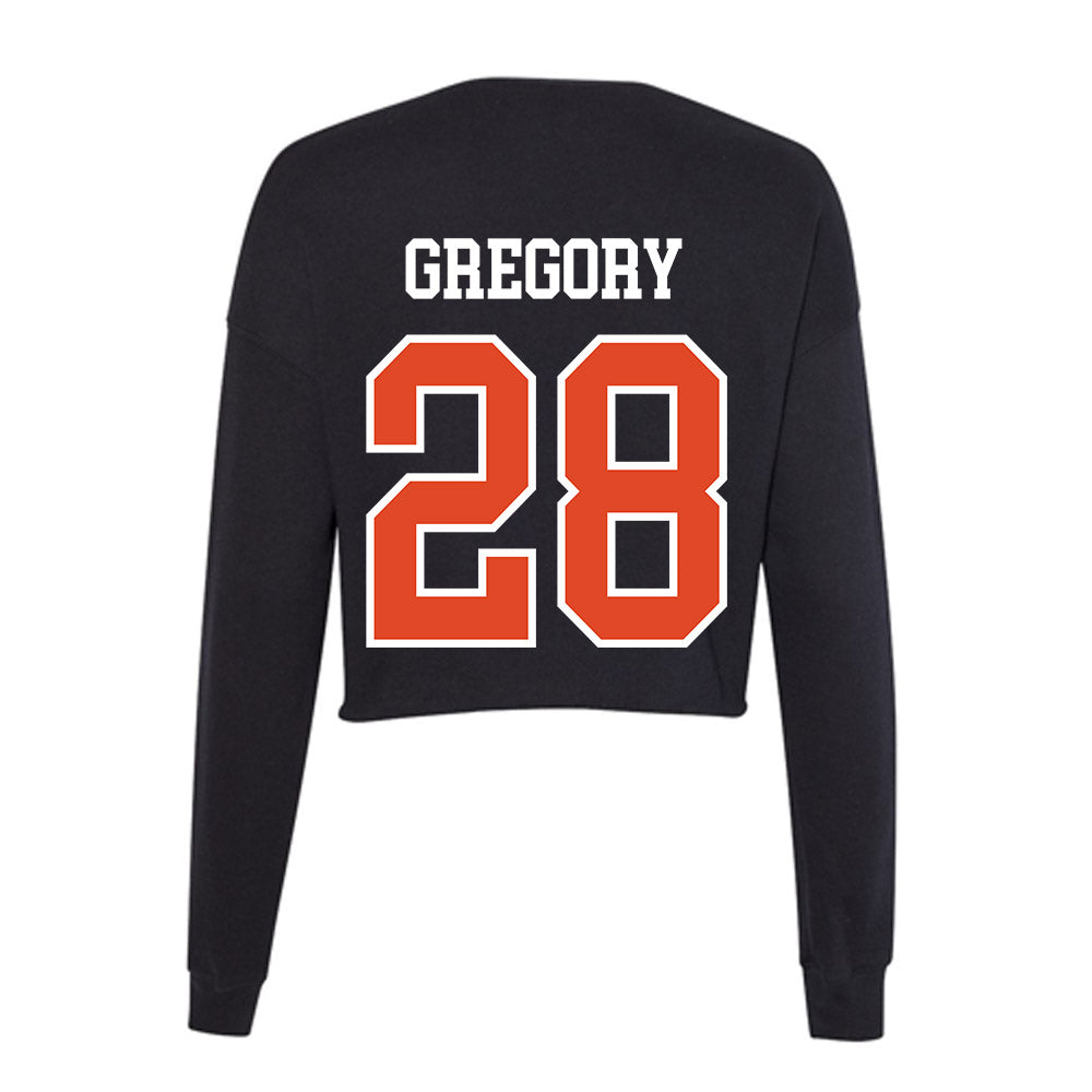 Oregon State - NCAA Baseball : Calvin Gregory - Women's Cropped Crew Fleece-1