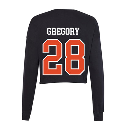 Oregon State - NCAA Baseball : Calvin Gregory - Women's Cropped Crew Fleece-1