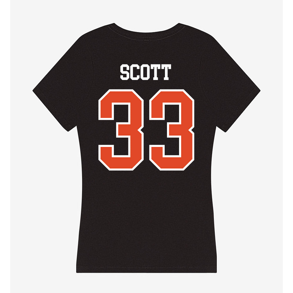 Oregon State - NCAA Baseball : Noah Scott - Women's V-Neck T-Shirt-1
