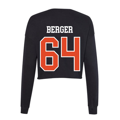 Oregon State - NCAA Football : Ryan Berger - Women's Cropped Crew Fleece-1