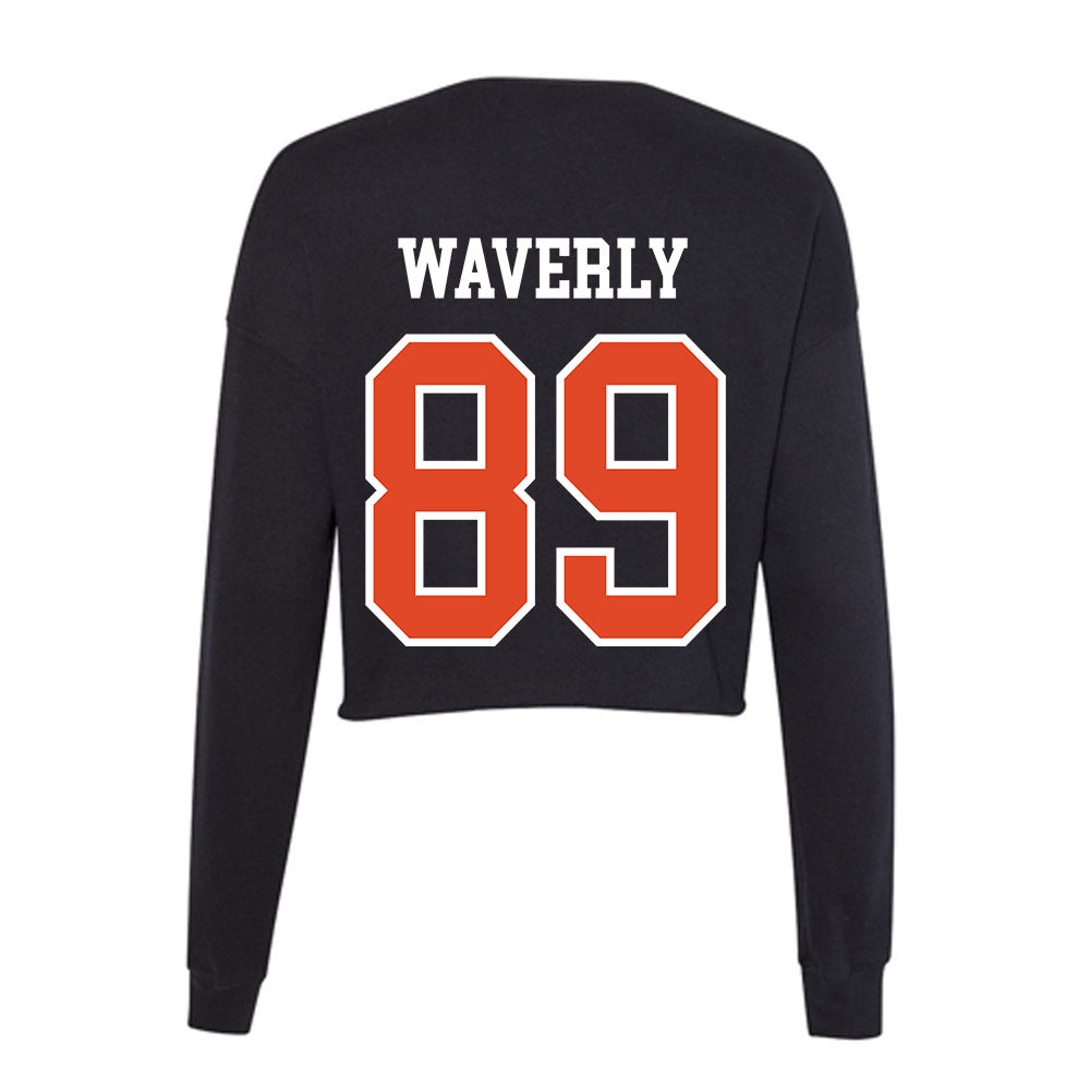 Oregon State - NCAA Football : T'Andre Waverly - Women's Cropped Crew Fleece-1