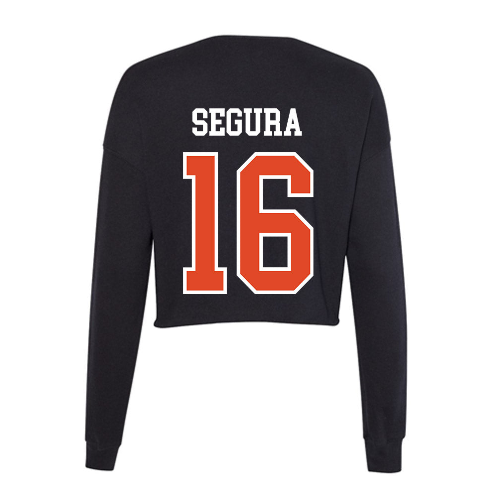 Oregon State - NCAA Baseball : Eric Segura - Women's Cropped Crew Fleece-1