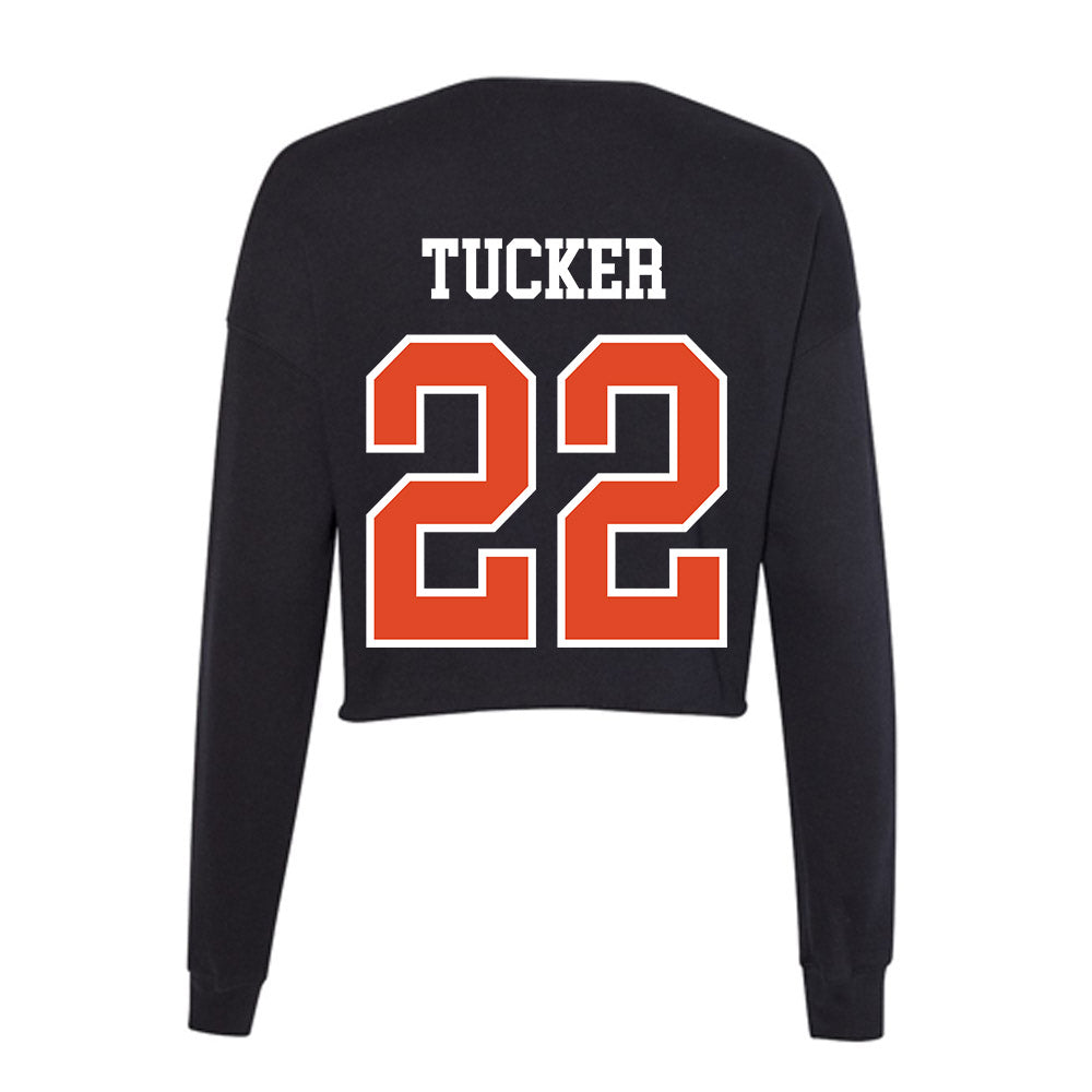 Oregon State - NCAA Football : Jalil Tucker - Women's Cropped Crew Fleece-1
