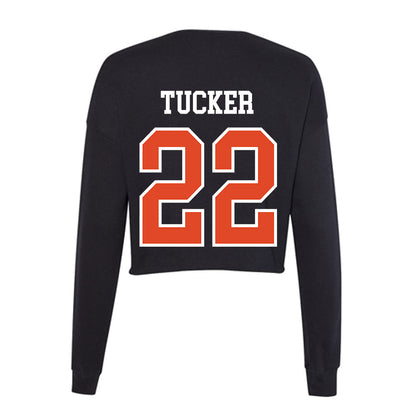 Oregon State - NCAA Football : Jalil Tucker - Women's Cropped Crew Fleece-1