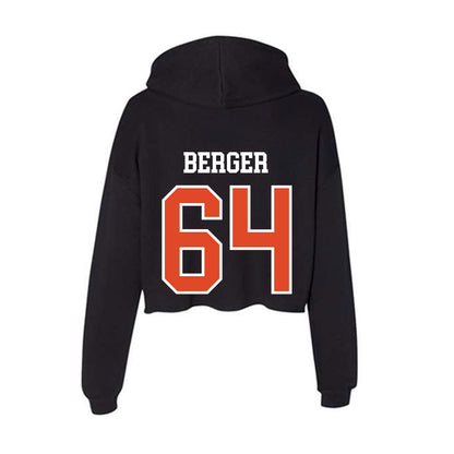 Oregon State - NCAA Football : Ryan Berger - Women's Crop Fleece Hoodie-1