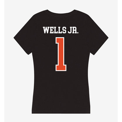Oregon State - NCAA Football : David Wells Jr. - Women's V-Neck T-Shirt-1
