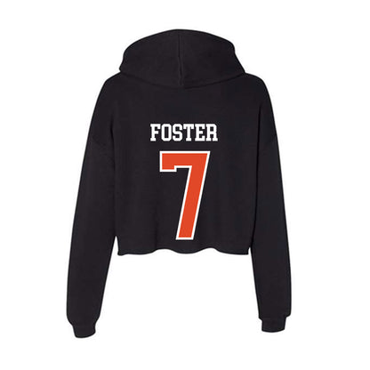 Oregon State - NCAA Football : Dexter Foster - Women's Crop Fleece Hoodie-1