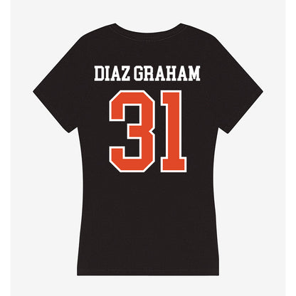 Oregon State - NCAA Men's Basketball : Jorge Diaz Graham - Women's V-Neck T-Shirt-1
