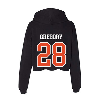 Oregon State - NCAA Baseball : Calvin Gregory - Women's Crop Fleece Hoodie-1
