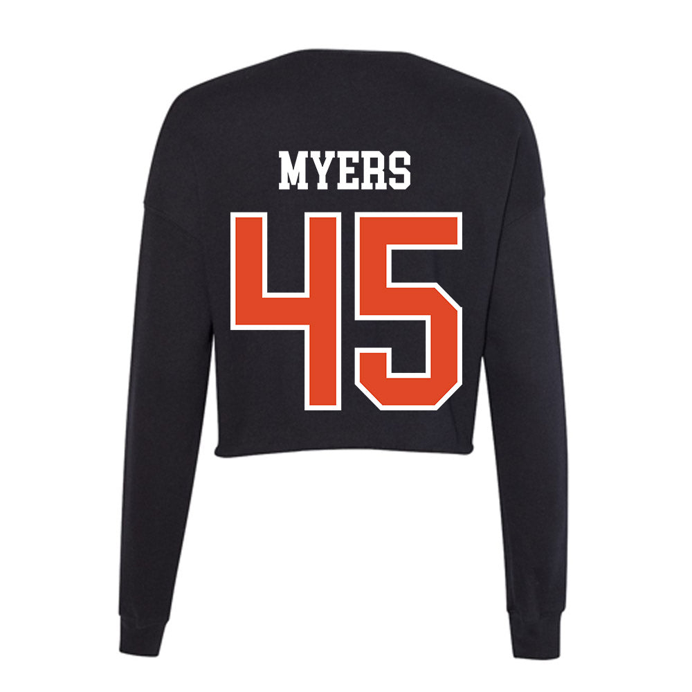 Oregon State - NCAA Football : Jesse Myers - Women's Cropped Crew Fleece-1