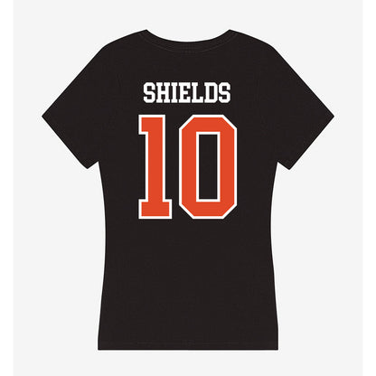 Oregon State - NCAA Women's Volleyball : Regan Shields - Women's V-Neck T-Shirt-1