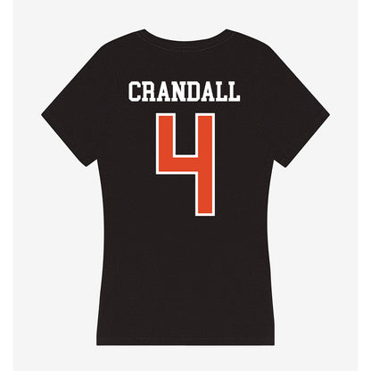 Oregon State - NCAA Football : TJ Crandall - Women's V-Neck T-Shirt-1
