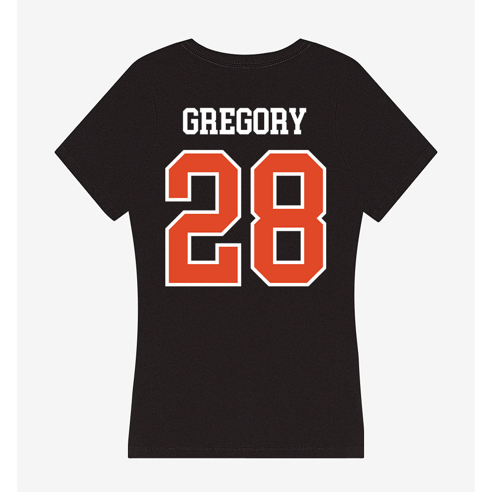 Oregon State - NCAA Baseball : Calvin Gregory - Women's V-Neck T-Shirt-1