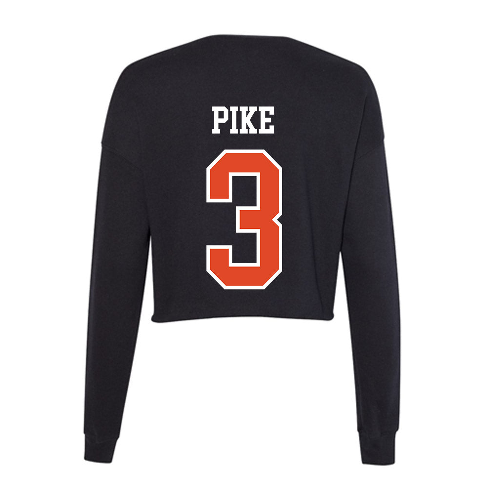Oregon State - NCAA Baseball : Mason Pike - Women's Cropped Crew Fleece-1