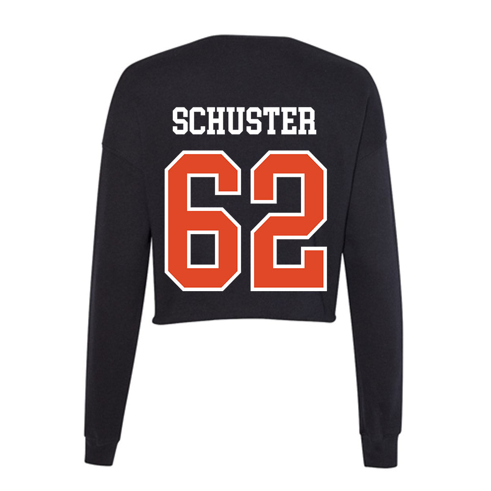 Oregon State - NCAA Football : Jacob Schuster - Women's Cropped Crew Fleece-1