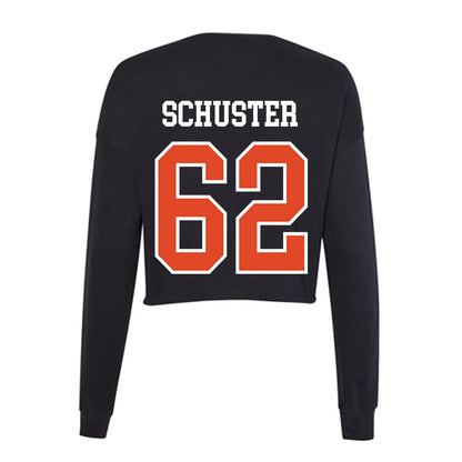 Oregon State - NCAA Football : Jacob Schuster - Women's Cropped Crew Fleece-1