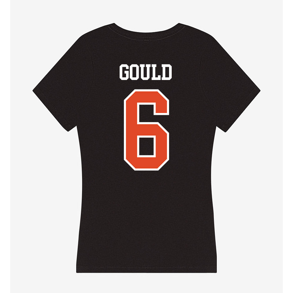 Oregon State - NCAA Women's Volleyball : Bridget Gould - Women's V-Neck T-Shirt-1