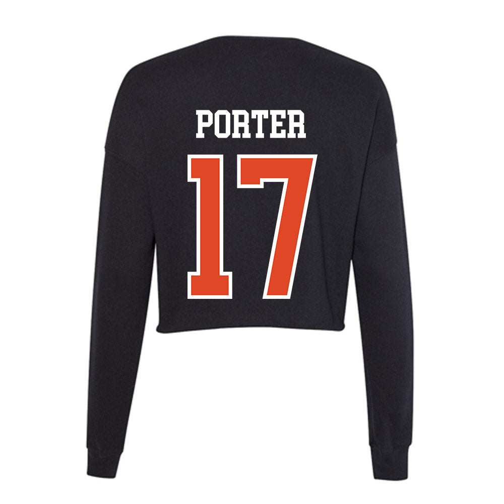 Oregon State - NCAA Baseball : Ethan Porter - Women's Cropped Crew Fleece-1