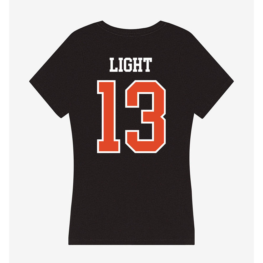 Oregon State - NCAA Women's Volleyball : Vivian Light - Women's V-Neck T-Shirt-1