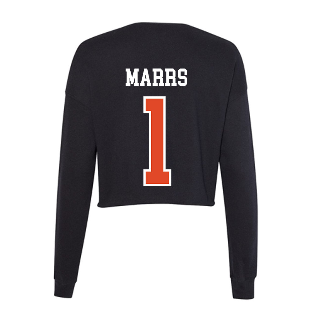 Oregon State - NCAA Women's Volleyball : Alana Marrs - Women's Cropped Crew Fleece-1