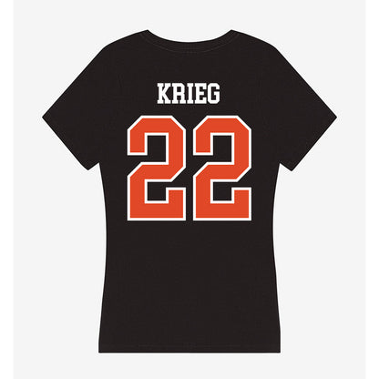 Oregon State - NCAA Baseball : Jacob Krieg - Women's V-Neck T-Shirt-1