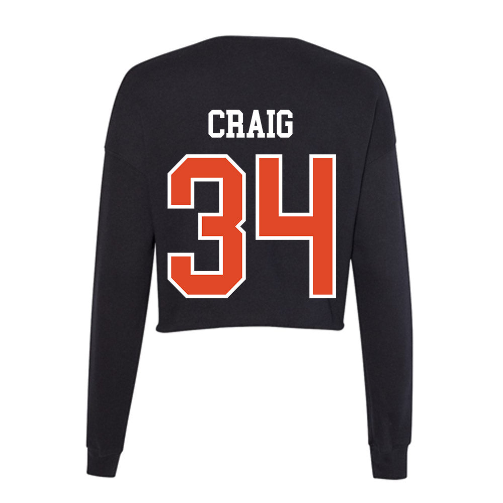 Oregon State - NCAA Football : Sean Craig - Women's Cropped Crew Fleece-1