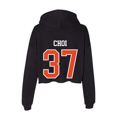 Oregon State - NCAA Softball : Makenna Choi - Women's Crop Fleece Hoodie-1