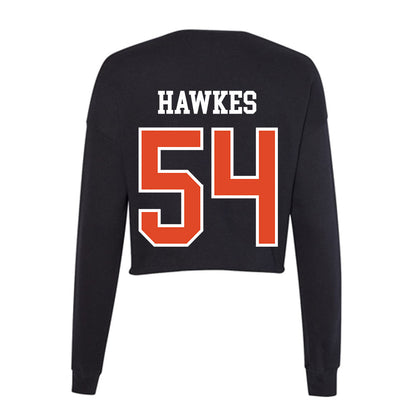 Oregon State - NCAA Football : Adam Hawkes - Women's Cropped Crew Fleece-1